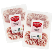 Slagerskwaliteit spekreepjes julienne